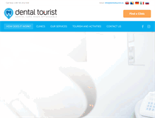 Tablet Screenshot of dentaltourist.eu